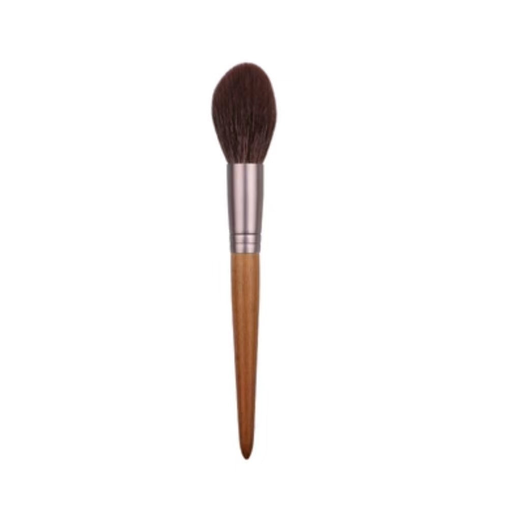 Log Beech Handle Animal Brush Wool Powder Blush Makeup Brushes Accessories