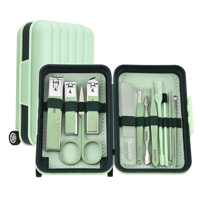 Boîte de voyage Pièces Coupe-ongles Ensemble d'outils pour grands ongles