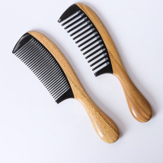 Brosses et peignes à cheveux à tête ronde et à dents denses pour femmes, lettrage long