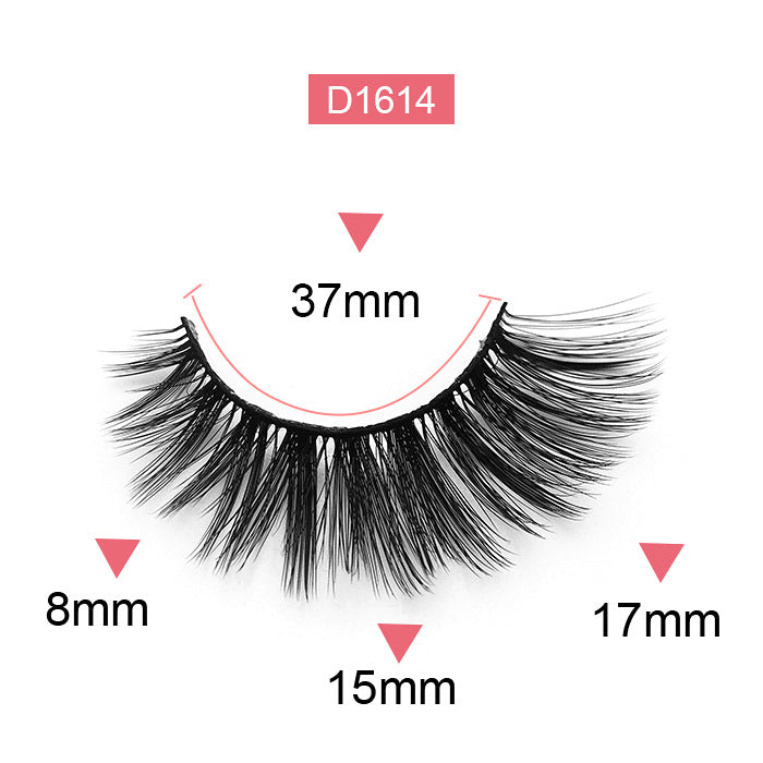 Coffret de faux cils épais, doux et bouclés