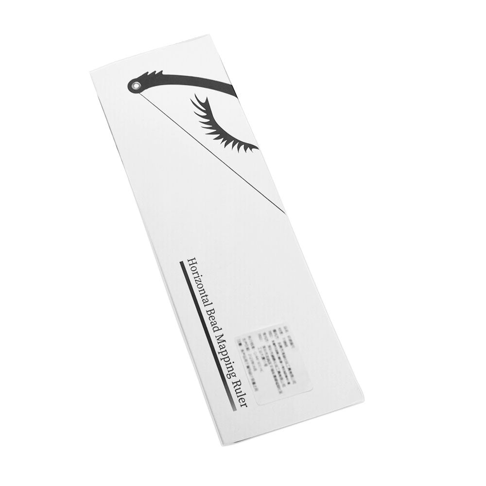 With Level Locating Rule Bow Eyebrow Shaping Horizontal Ruler Makeup Accessories