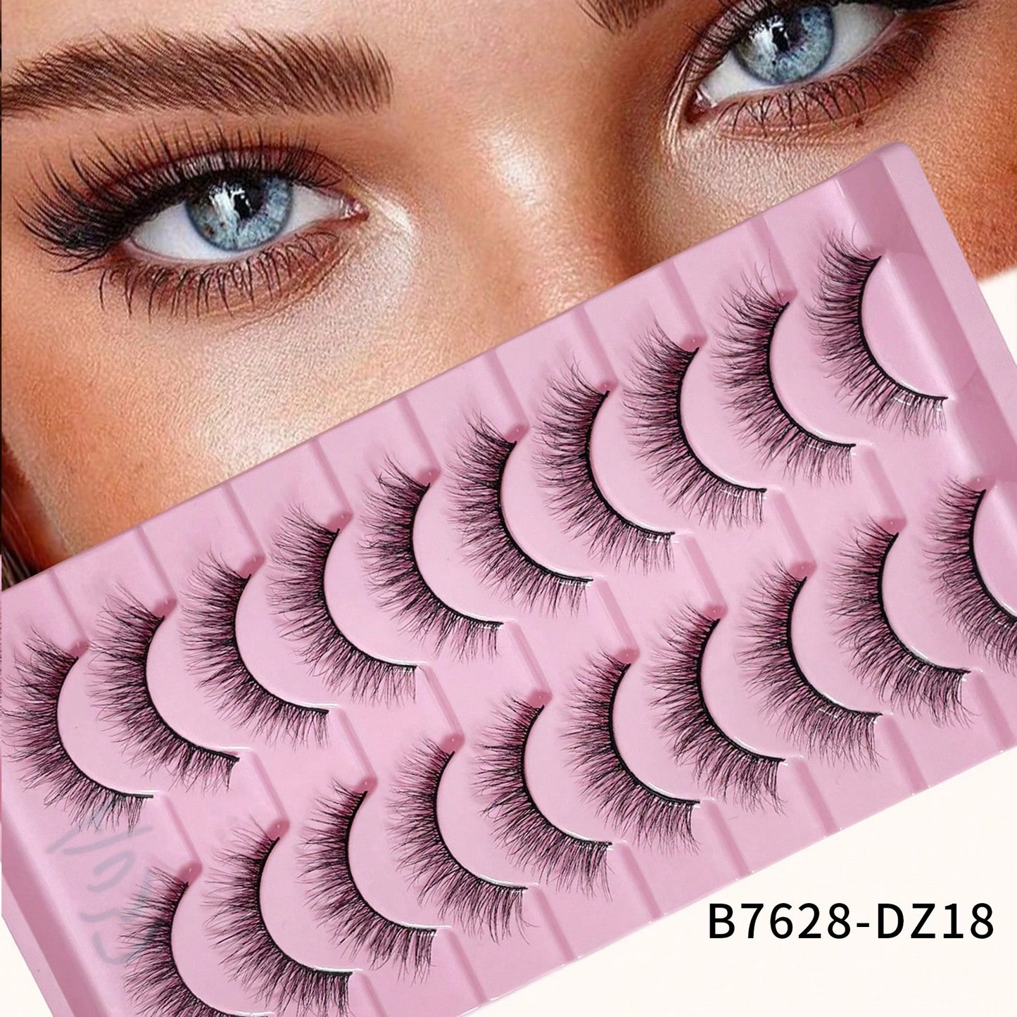 Artificial Mink Simulation One-piece Curling Exaggerated Thick False Lashes