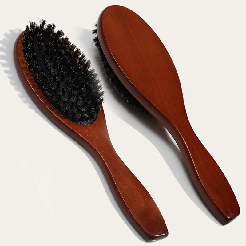 Brosses et peignes à cheveux à coussin d'air en bois massif Mme Long