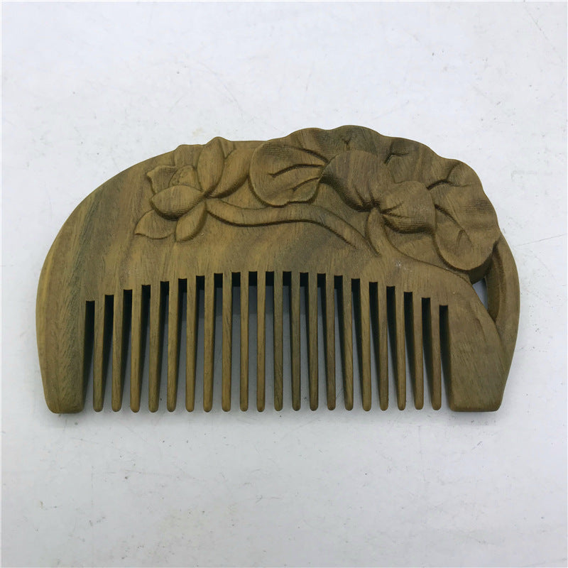 Mini brosses à cheveux et peignes en bois gaufré sculptés pour la fête des enseignants