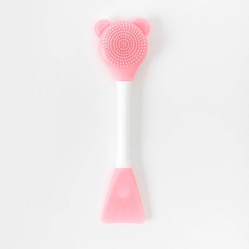 Single Dual-purpose Double-headed Silicone Facial Mask Makeup Brushes Accessories