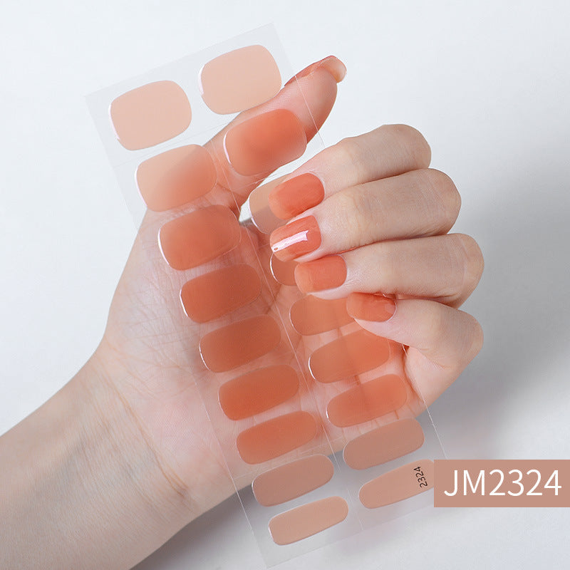 Ice Gel Waterproof Durable Uv Beauty Nail Stickers