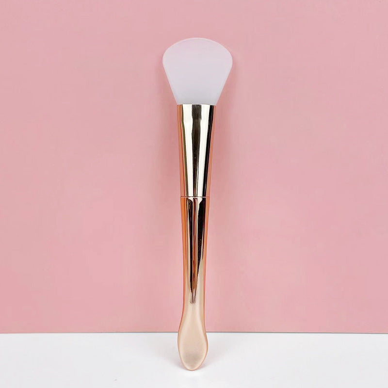 Brosse de traitement à double tête pour le visage, accessoire de maquillage doux en silicone pour masque