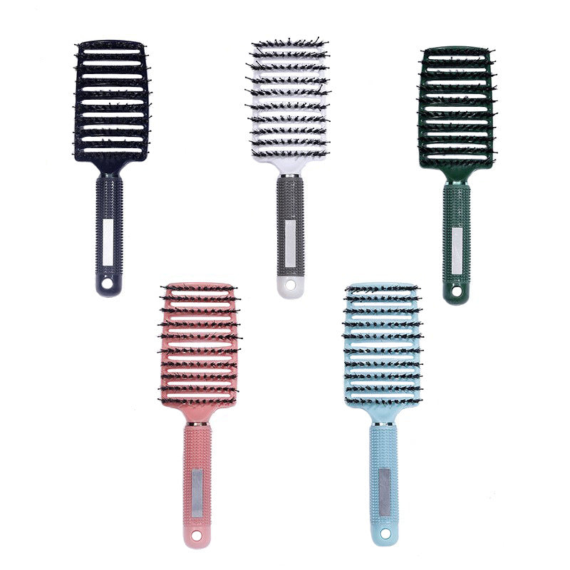 Brosses et peignes pour cheveux bouclés, creux et courbés, pour coiffure moelleuse