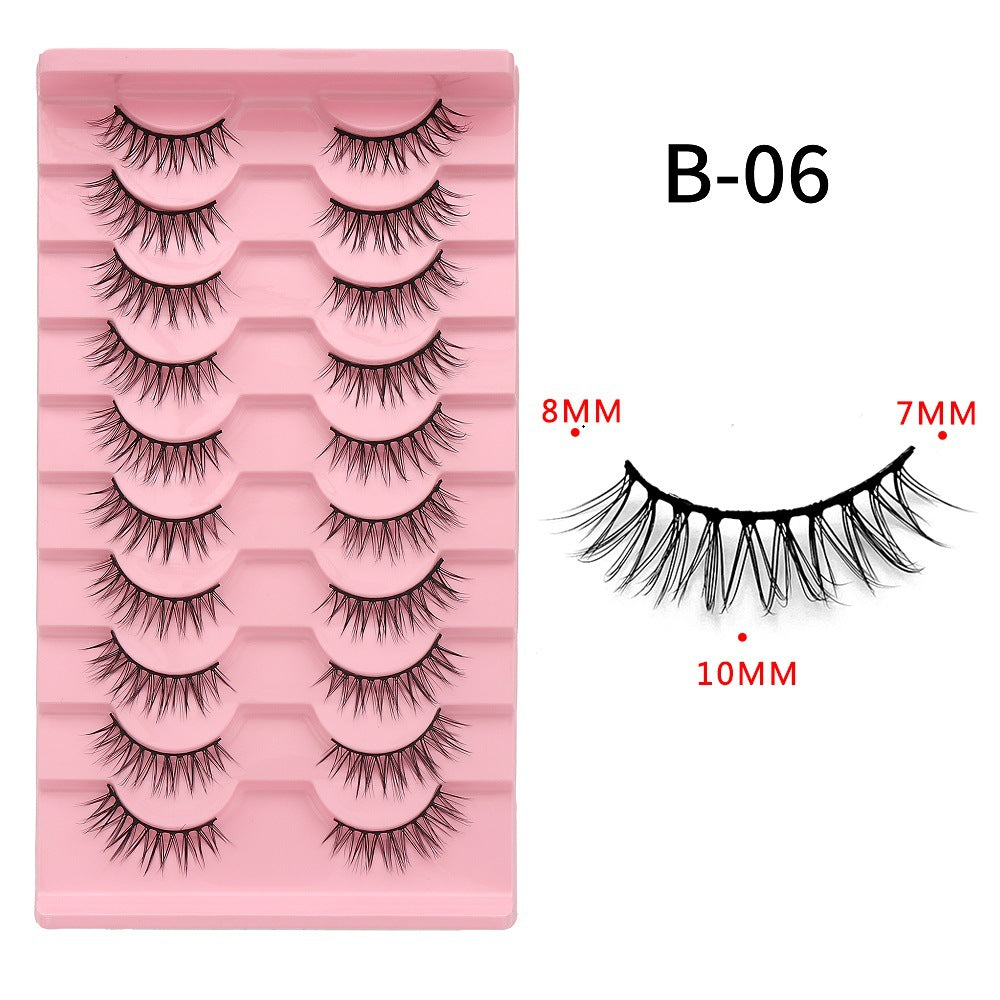 Of Little Devil Eyelashes Natural Hard False Lashes