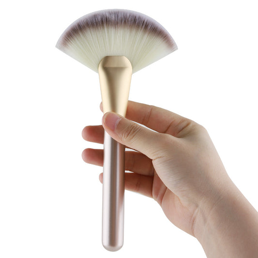 Fan-shaped Highlight Brush Even Soft Cosmetic Makeup Brushes Accessories