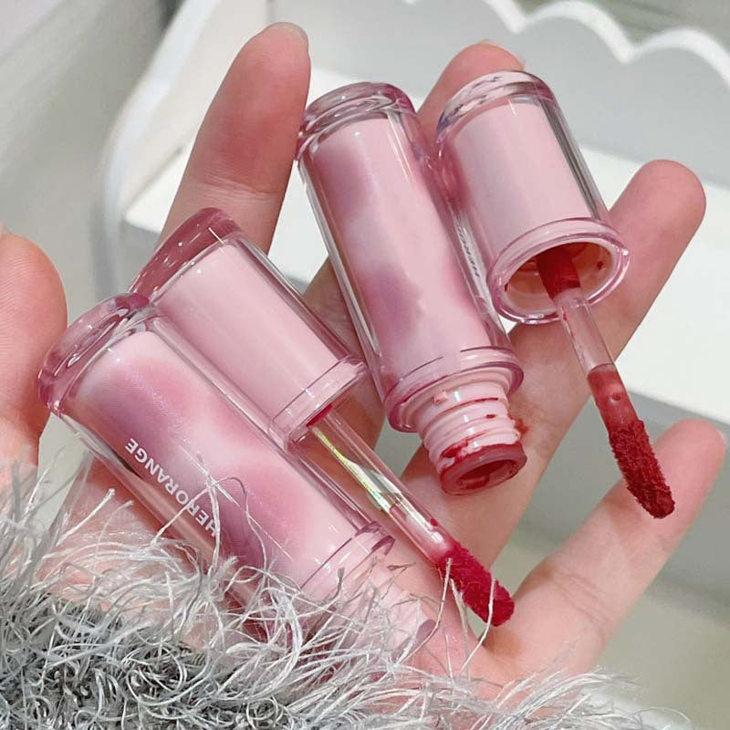 Yarn Matte Glaze Korean Style Veet Plain Lip Glosses