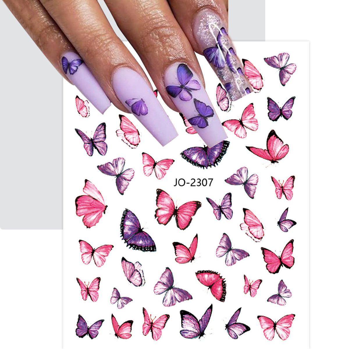 Butterfly Decals Color Small Decorative Beauty Nail Stickers