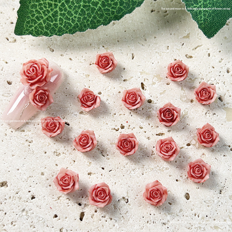 Ornament Material Package Rose Camellia Manicures Nail Care Nail Art