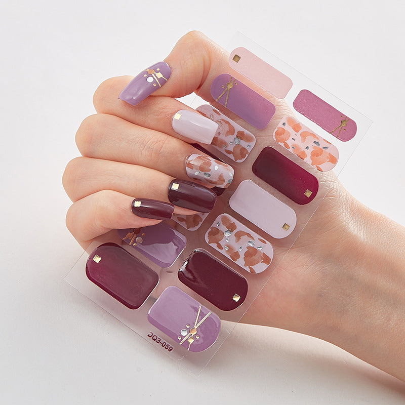 Source Technology Laser Gilding Full Priority Nail Stickers