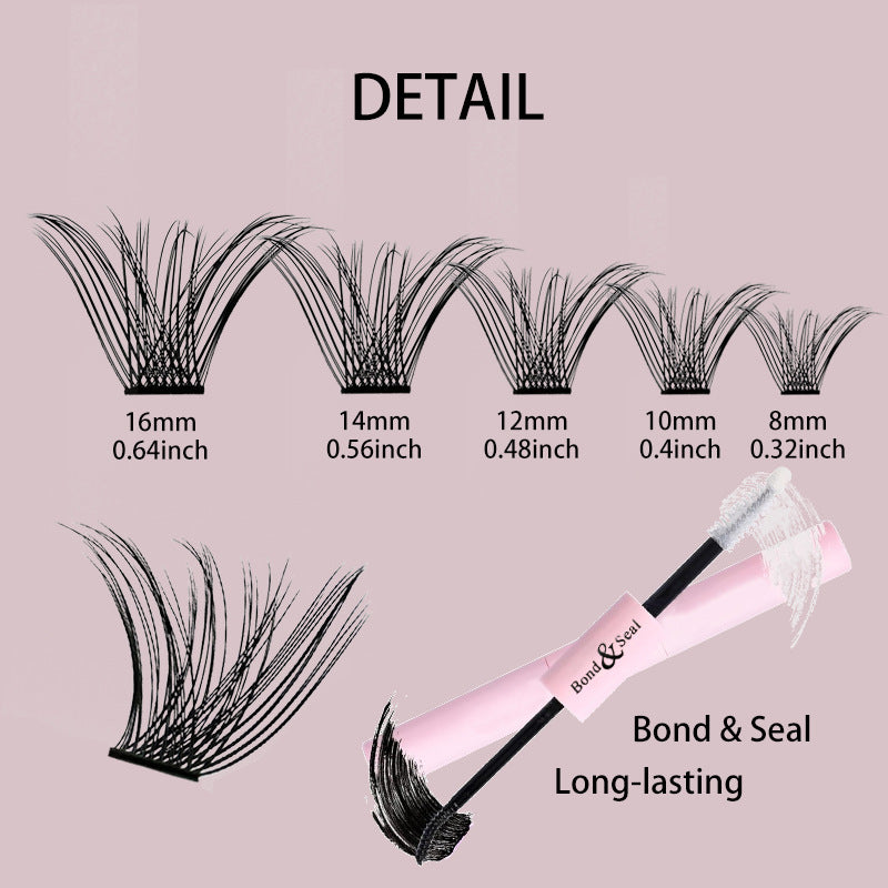 Beautiful Eyelashes Thick Curl Natural Segmented False Lashes