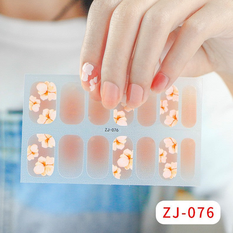 Gel Fresh Waterproof Durable Patch Removable Nail Stickers