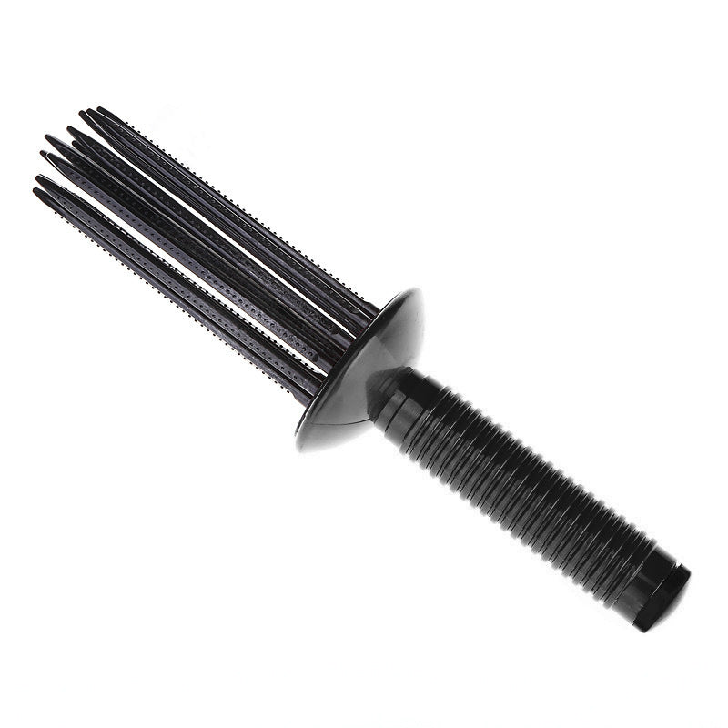 Brosse à cheveux ronde et peigne à poils longs