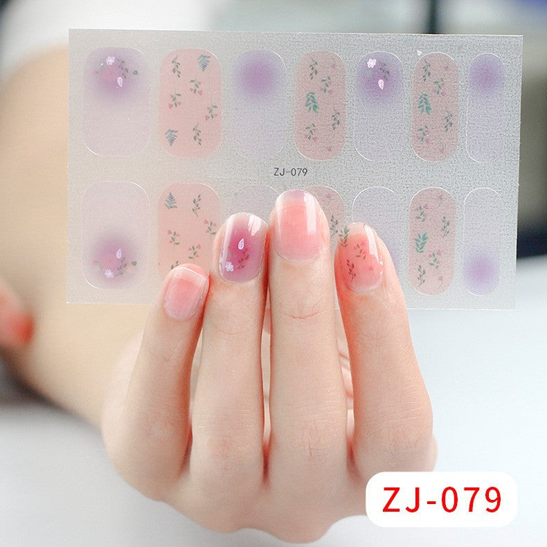 Gel Fresh Waterproof Durable Patch Removable Nail Stickers