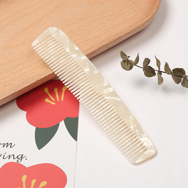 Feuille d'acétate de cellulose tendance pour brosses et peignes de coiffure mignons