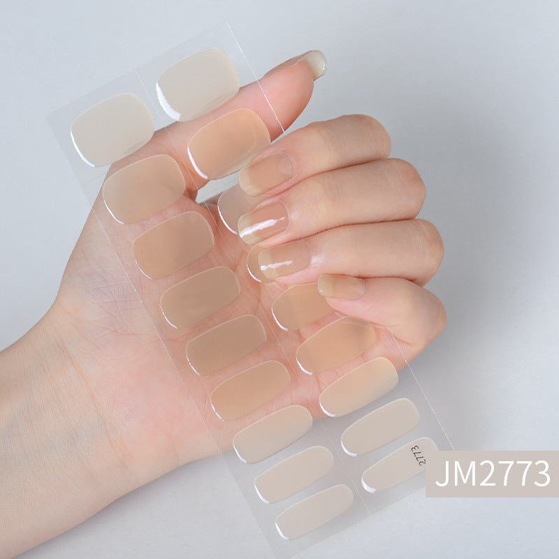 Ice Gel Waterproof Durable Uv Beauty Nail Stickers