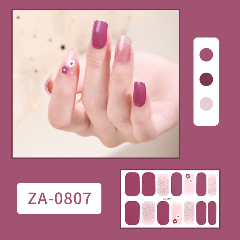 Full Oil Film Hand Manicure Implement Nail Stickers