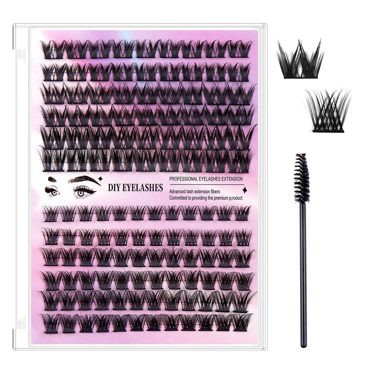 Eyelash Sets Of Boxes Natural Thick Volume Individual False Lashes