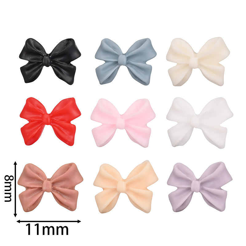 Noeud Papillon Petit Bijoux Cravate Givrée Soin des Ongles en Trois Dimensions Nail Art