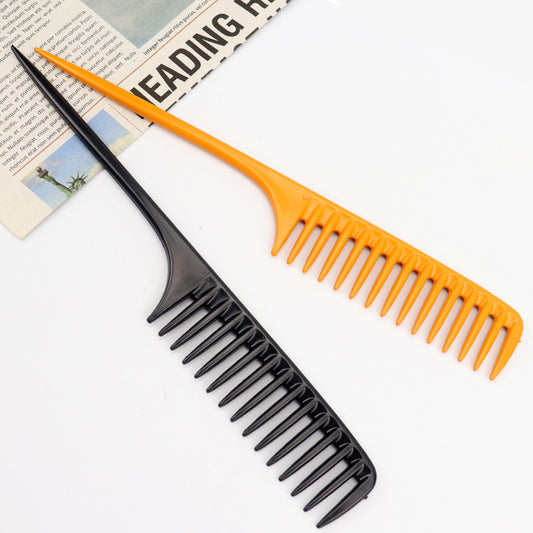 Hairdressing Plus Thick Wide Teeth Tail Plastic Large Tooth Hair Brushes & Combs