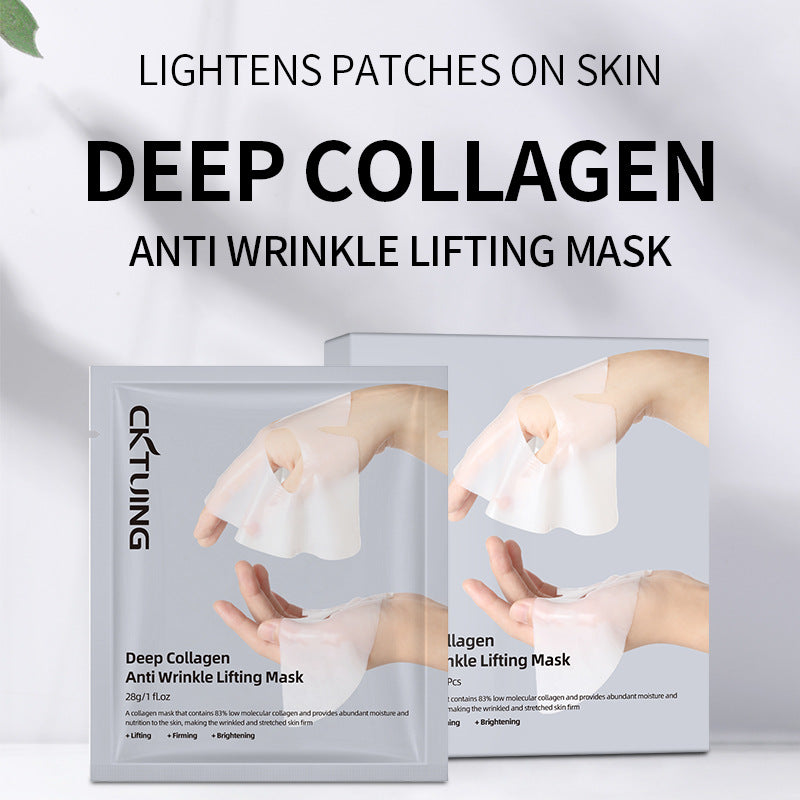 White To Transparent Mask Upper Lower Face Care