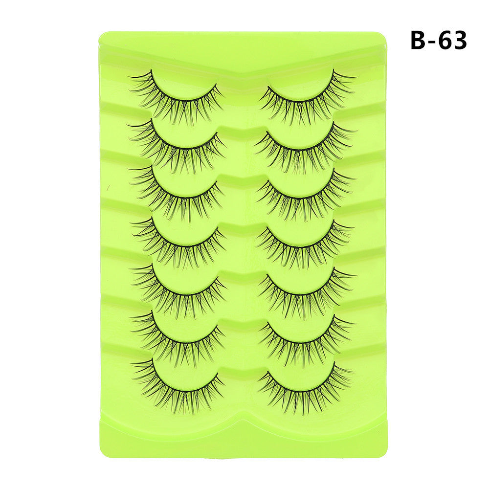 Double Pairs Of Eyelashes Whole Piece False Lashes