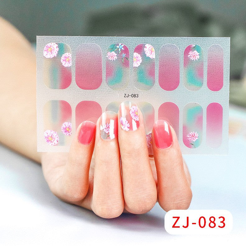 Gel Fresh Waterproof Durable Patch Removable Nail Stickers