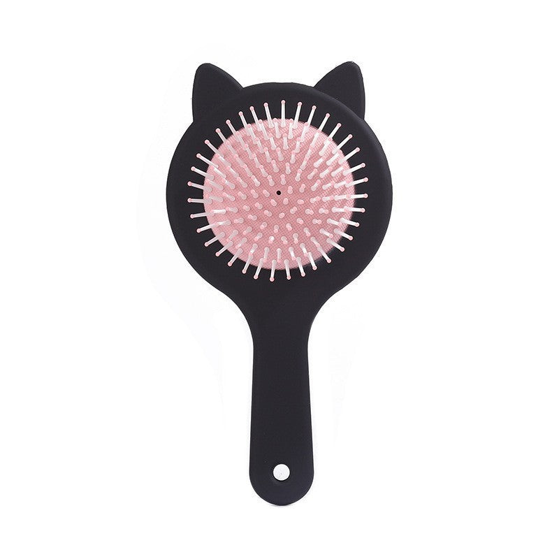 Brosses et peignes à cheveux portables pour cuir chevelu avec dessin animé mignon pour airbag