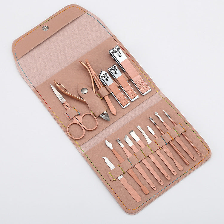 Ensemble d'outils pour les ongles imprimables avec ciseaux et coupe-ongles pliables