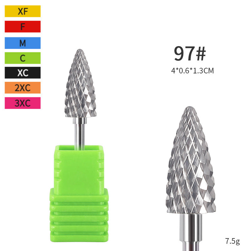 Ensemble d'outils de forage et de clouage en alliage pour machine à tête de meulage en acier