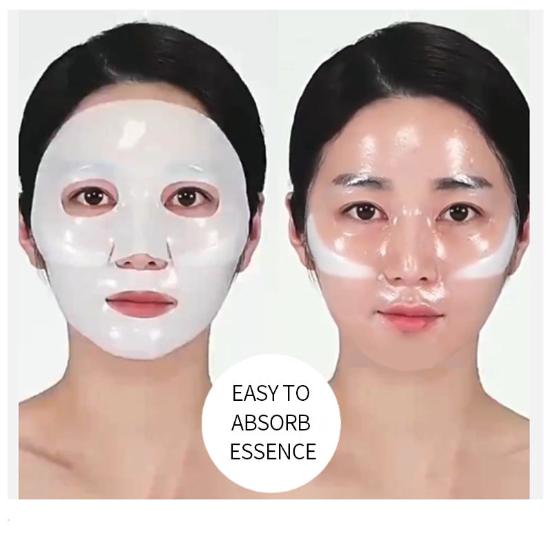 White To Transparent Mask Upper Lower Face Care