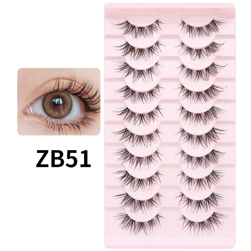 Single Fish Line Stem Segmented Fox False Lashes