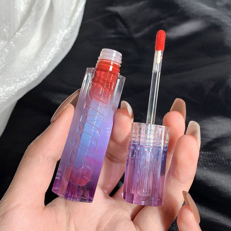 Purple Glass Water Ripple Mirror Lacquer Lip Glosses