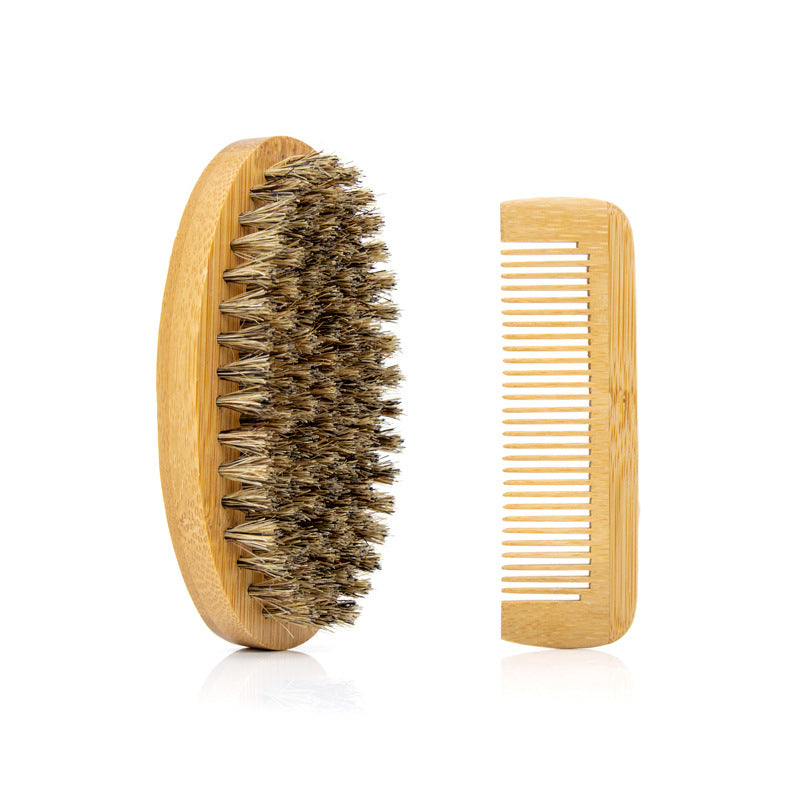 Brosse à raser pour hommes, combinaison de barbe, brosses à cheveux et peignes Hu Source