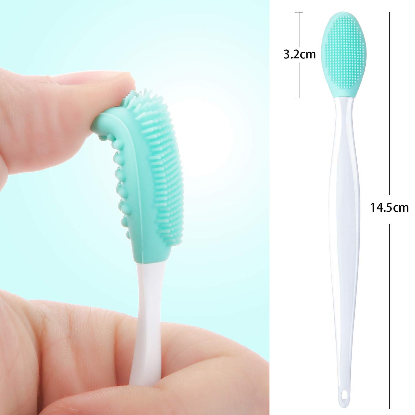 Silicone Brush Facial Cleaning Rod Nose Head Makeup Accessories