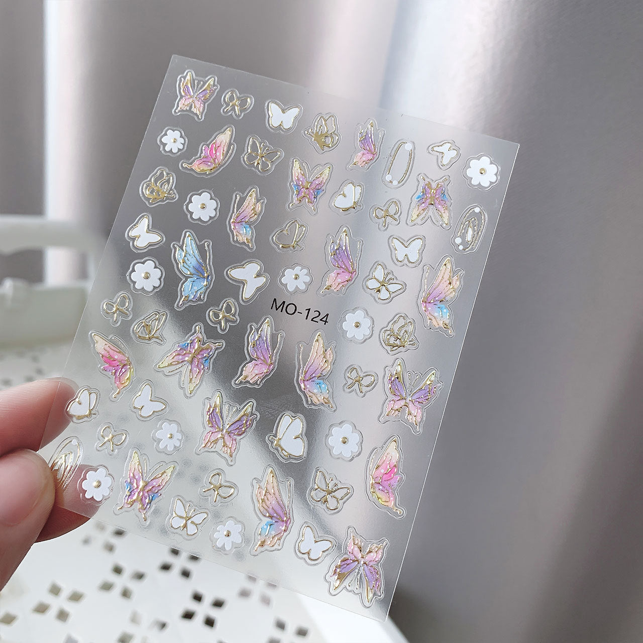 Star Butterfly Paper Tape Penh 3d Nail Stickers