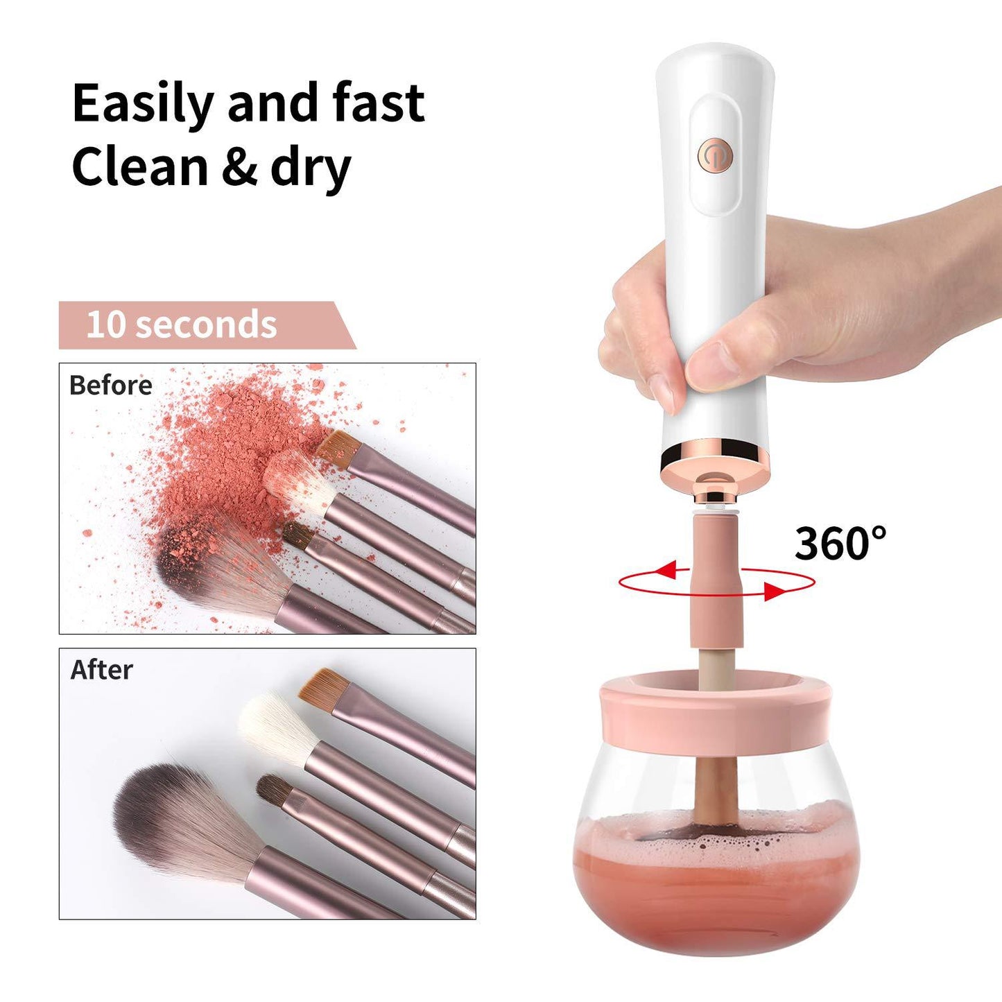 Rechargeable Cleanser Of Brush Electric Washing Machine Eyelash Instrument Makeup Brushes Accessories