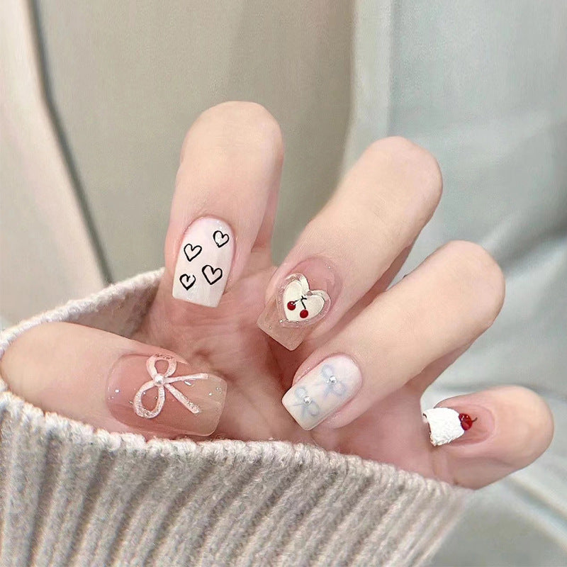 French Entry Lux Style Long Line Nail Stickers