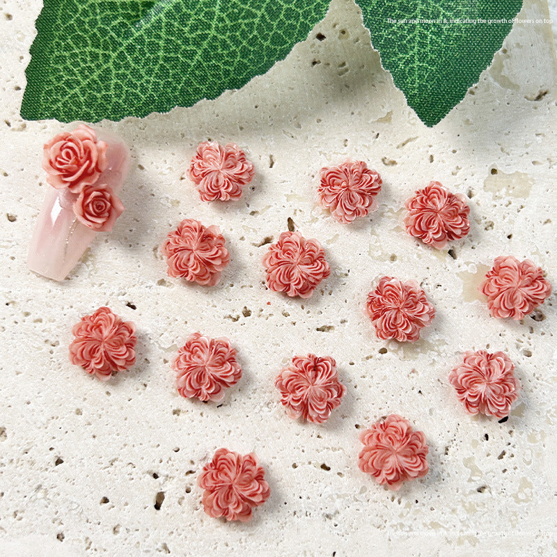 Ornament Material Package Rose Camellia Manicures Nail Care Nail Art