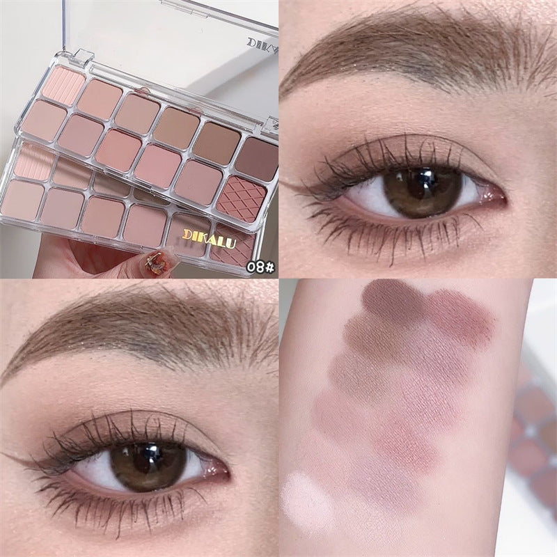 Plate Color Matte Earth Milk Tea Eyeshadow