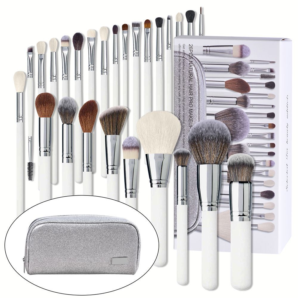 Pinceau glamour pour poudre, outils de beauté, pinceaux de maquillage, accessoires