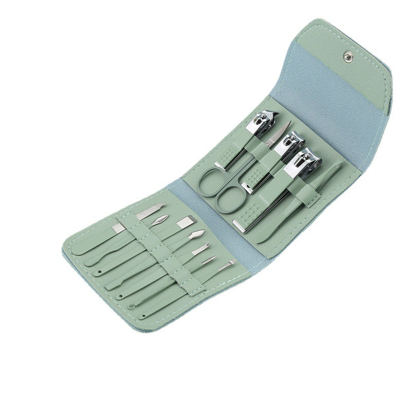 Ensemble d'outils pour les ongles imprimables avec ciseaux et coupe-ongles pliables