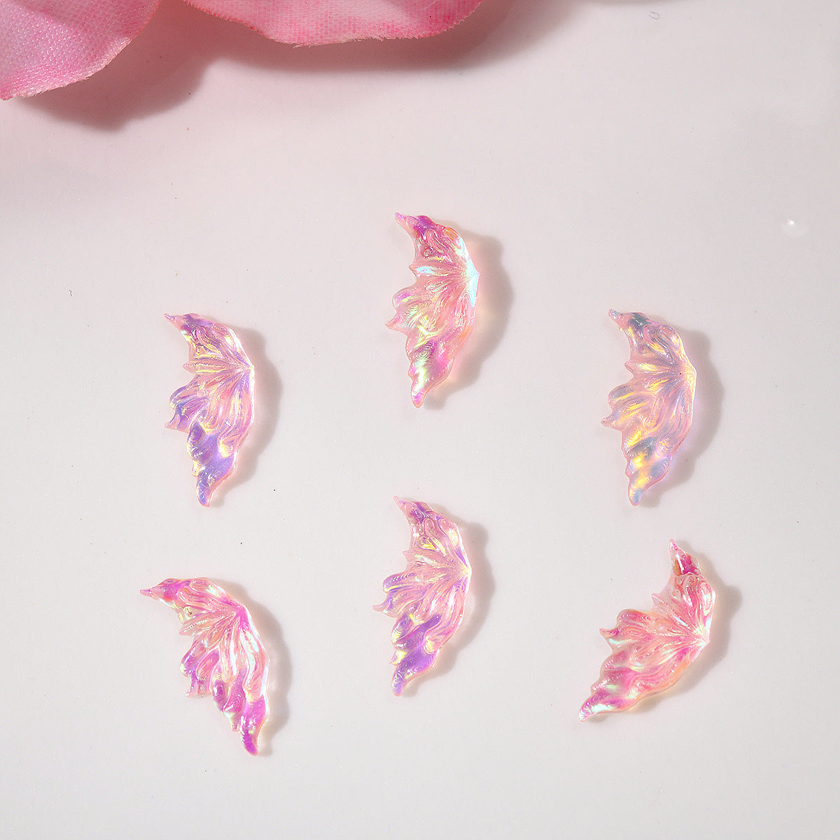 Glittering Half Wing Butterfly Ornament Phone Nail Care Nail Art