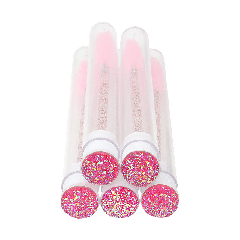 With Diamond Mascara Brush Disposable Crystal Makeup Brushes Accessories