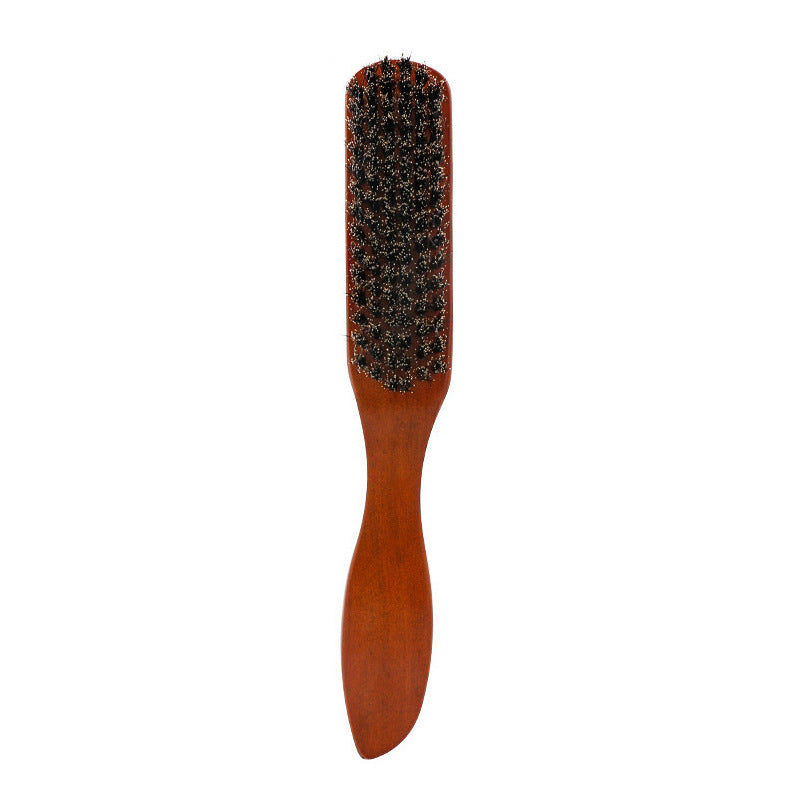 Blaireau de rasage en poils de sanglier pour hommes Theaceae Oil Head Brosses et peignes à cheveux