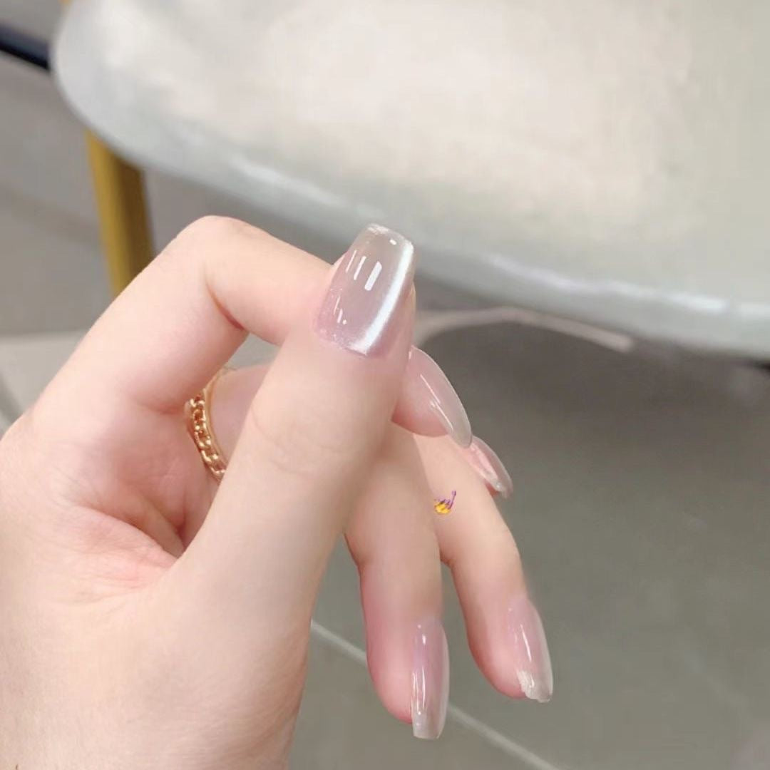 Transparent Micro Glass Bead Wear Armor White Nail Art